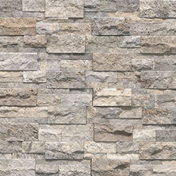 Silver Travertine XL Stacked Stone thumbnail 5