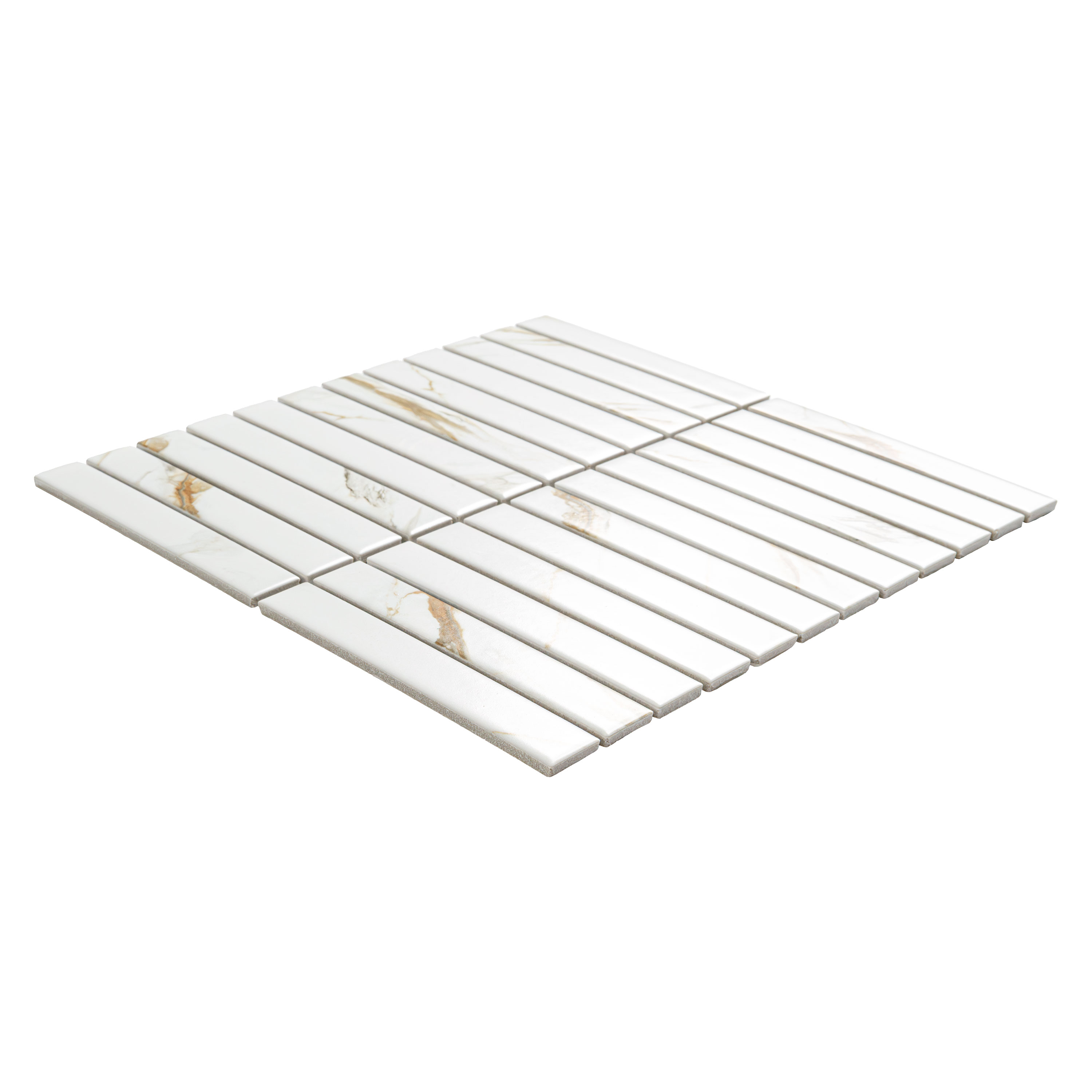 Calacatta Gold Matte 1x6 Stack Pattern thumbnail 4