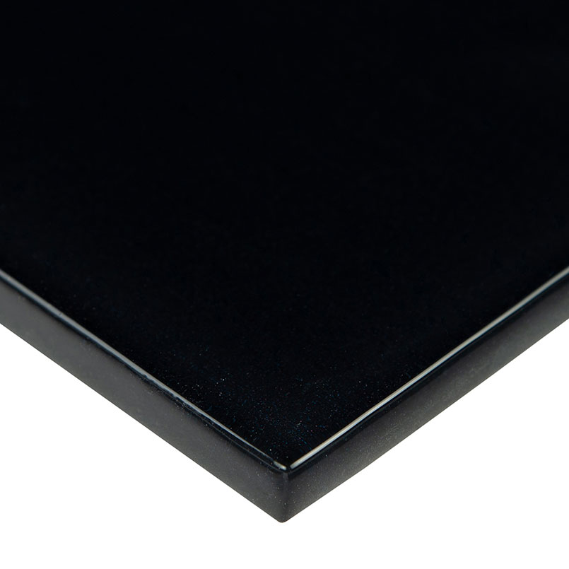 Nero Marquina 3x6 Glass Tile thumbnail 3