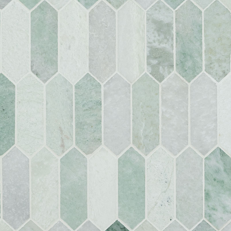 Icelandic Green Picket Tile