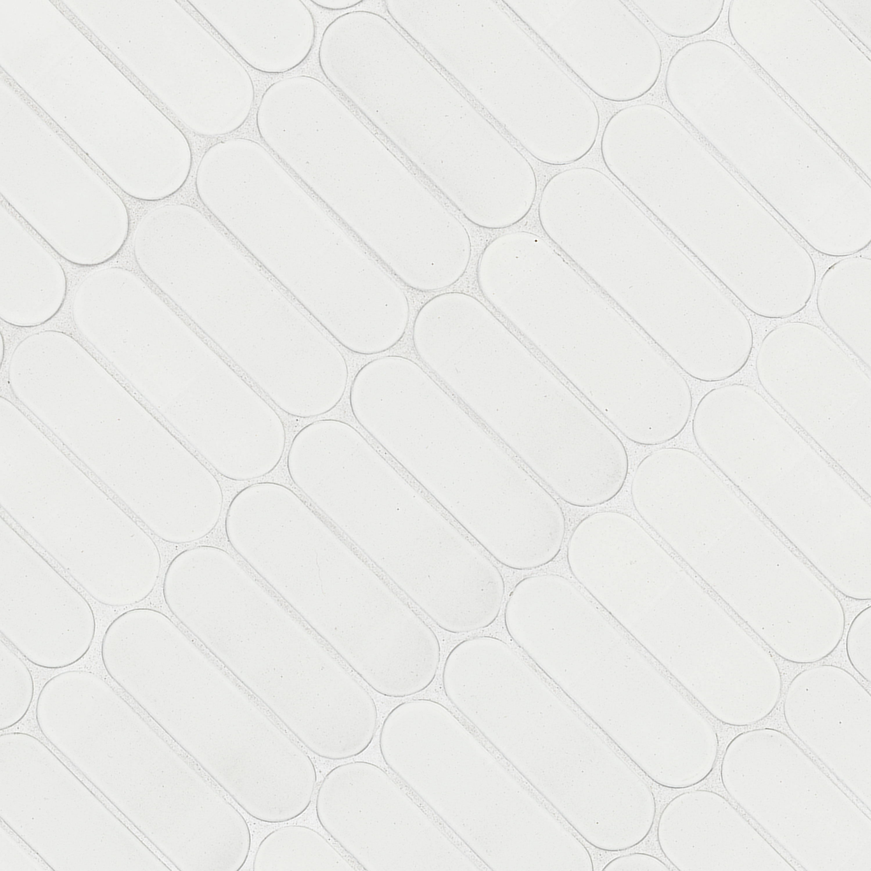 Bianco Glossy Ellipse Tile thumbnail 3