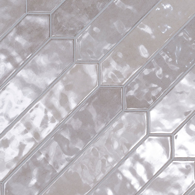 Renzo Sterling Ceramic Picket Tile thumbnail 2