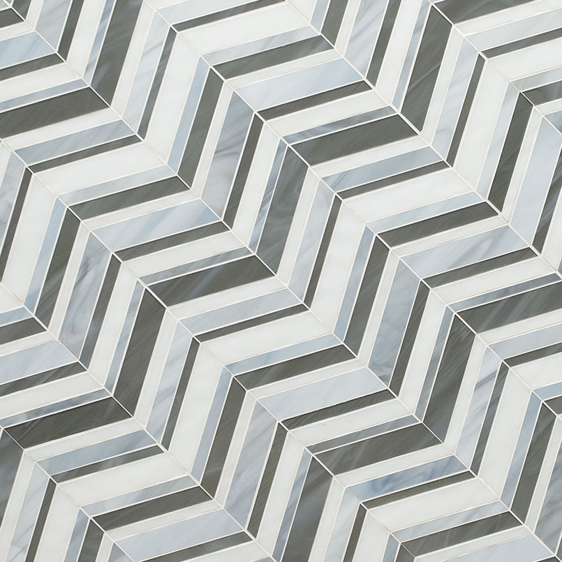 Urban Wave Lapis Glass Tile thumbnail 2