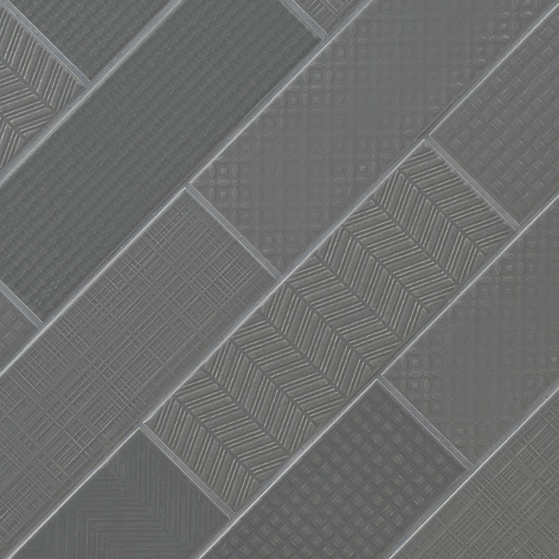 Urbano Graphite 3d Mix Tile thumbnail 2