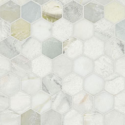 Cloudland 2" Hexagon Polished Tile thumbnail 5