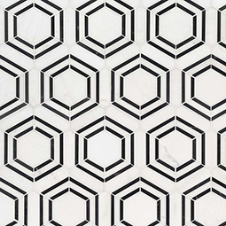 Georama Nero Geometric Tile thumbnail 4