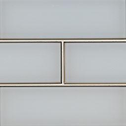 Ice Bevel Glass Tile 4x12 thumbnail 5