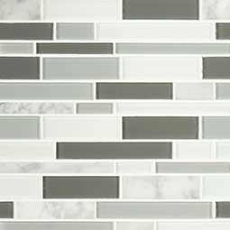 Positano Interlocking Stone & Glass Tile thumbnail 4