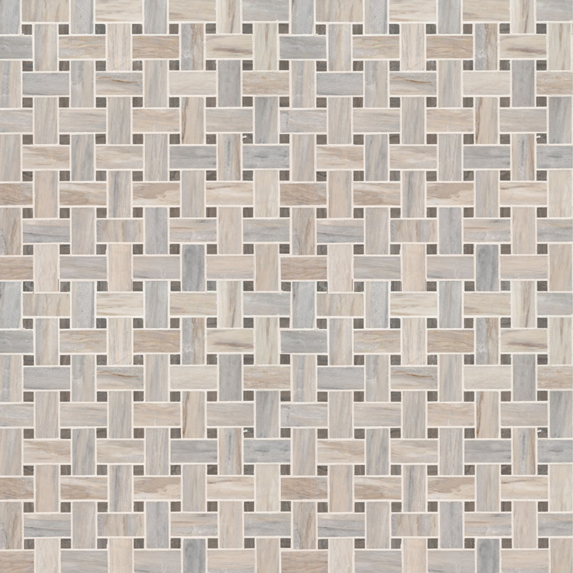 Angora Polished Basketweave Tile thumbnail 3