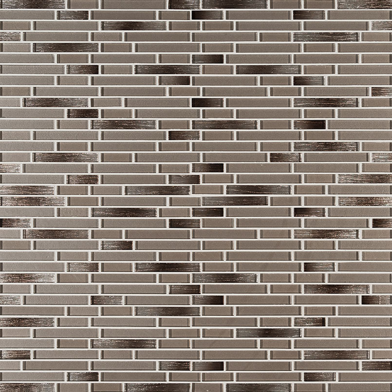 Champagne Blend Interlocking Glass Tile thumbnail 2