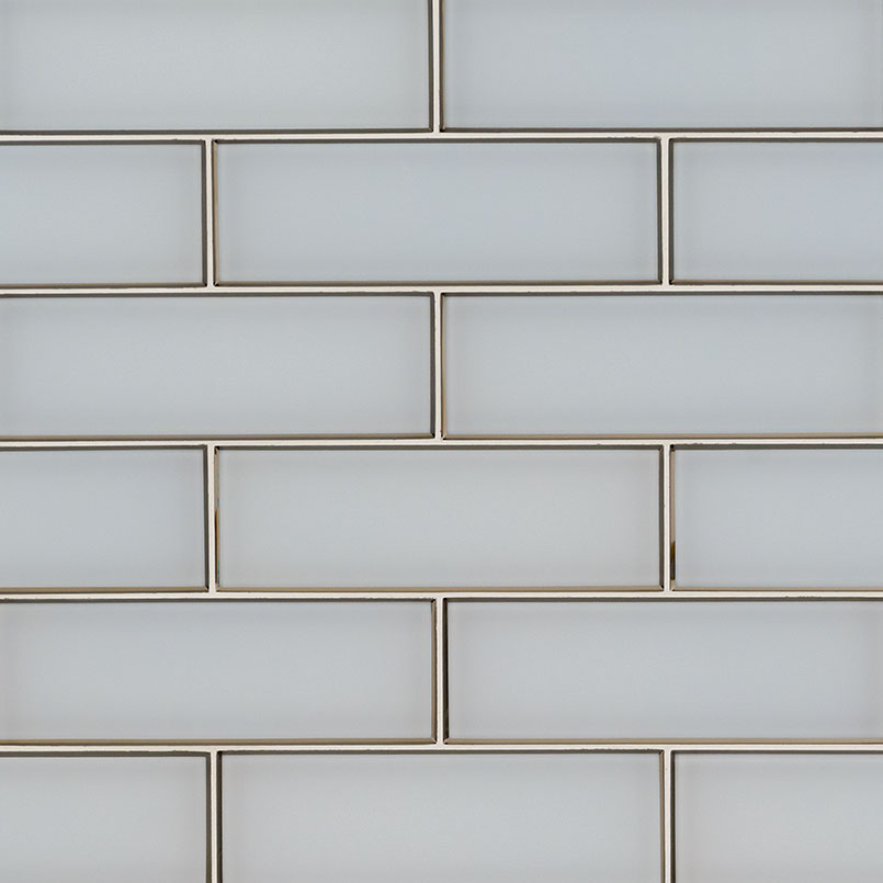 Ice Bevel Glass Tile 4x12 thumbnail 3