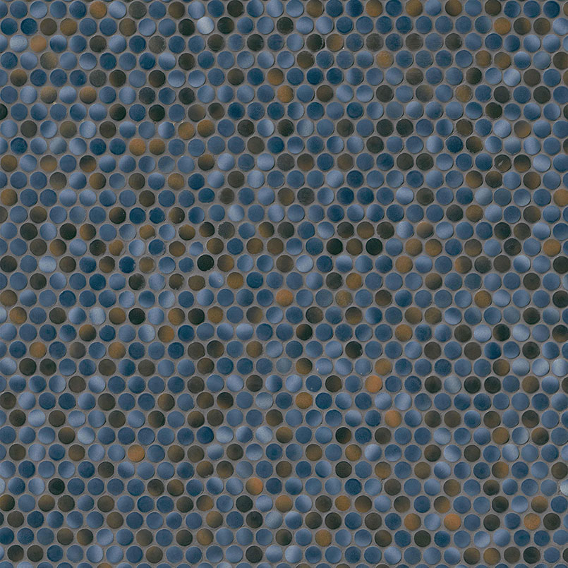 Penny Round Azul Glossy Tile thumbnail 3