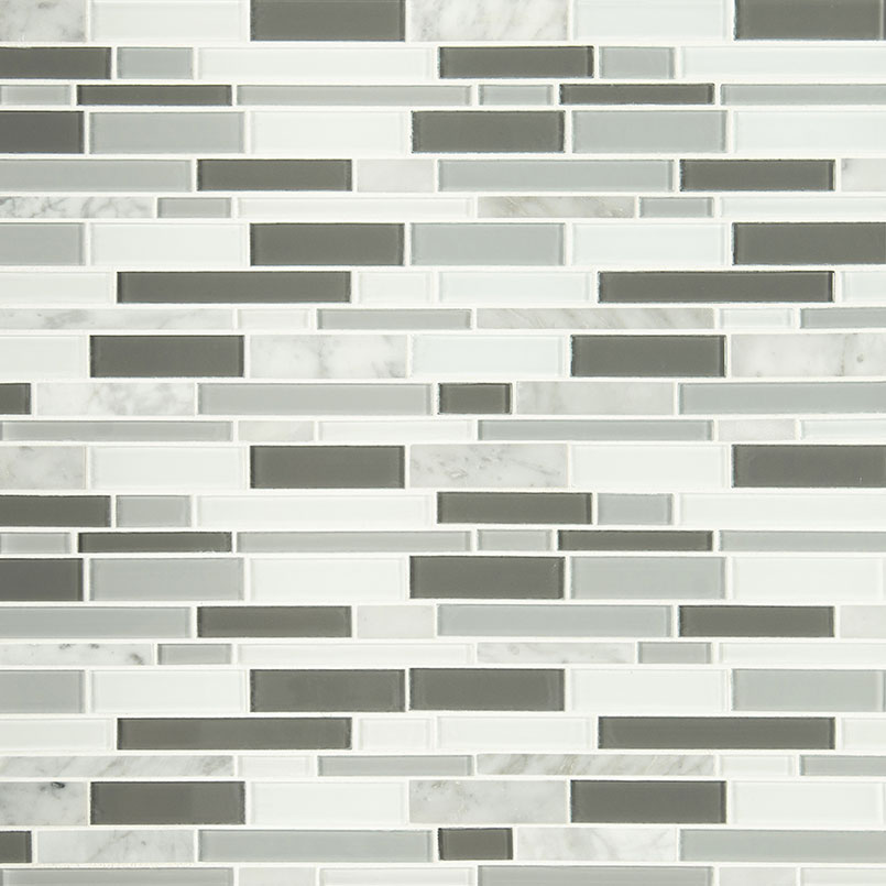 Positano Interlocking Stone & Glass Tile thumbnail 2