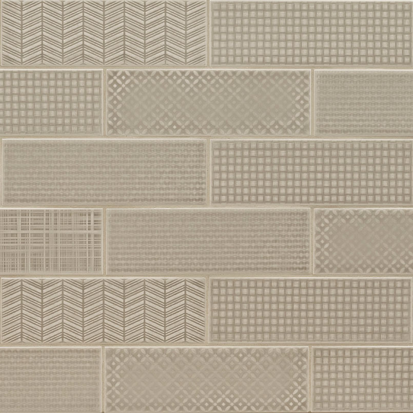 Urbano Warm Concrete 3d Mix Tile thumbnail 4