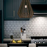 Bianco Dolomite Lynx Polished Marble Tile thumbnail 6