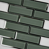 Evergreen Beveled Subway Tile 2x6 thumbnail 2