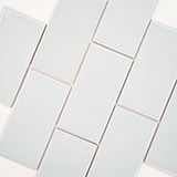 Gray Glossy Subway Tile 3x6 thumbnail 6