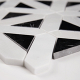 Retro Fretwork Polished Marble Tile thumbnail 3
