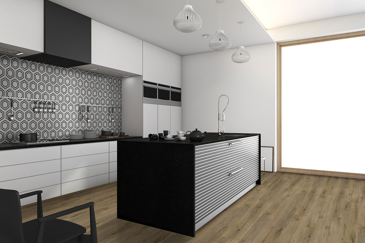 Georama Nero Geometric Tile thumbnail 5