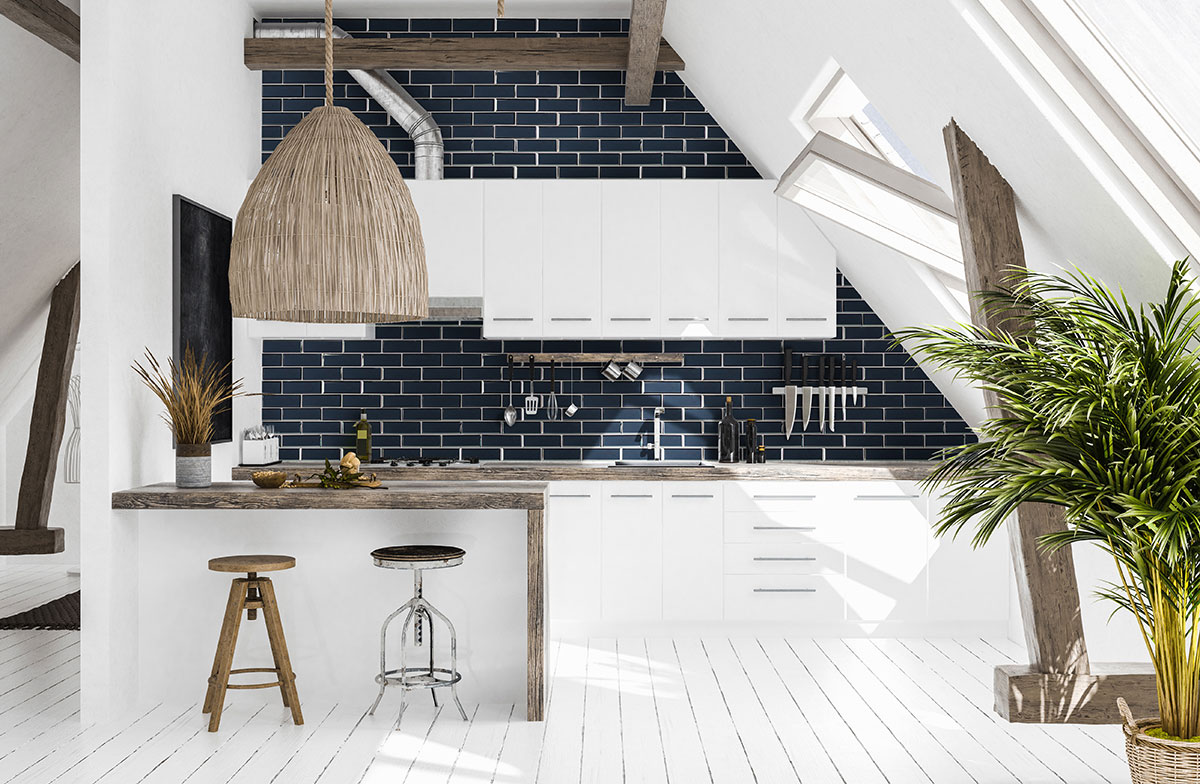 Vague Blue Subway Tile thumbnail 6