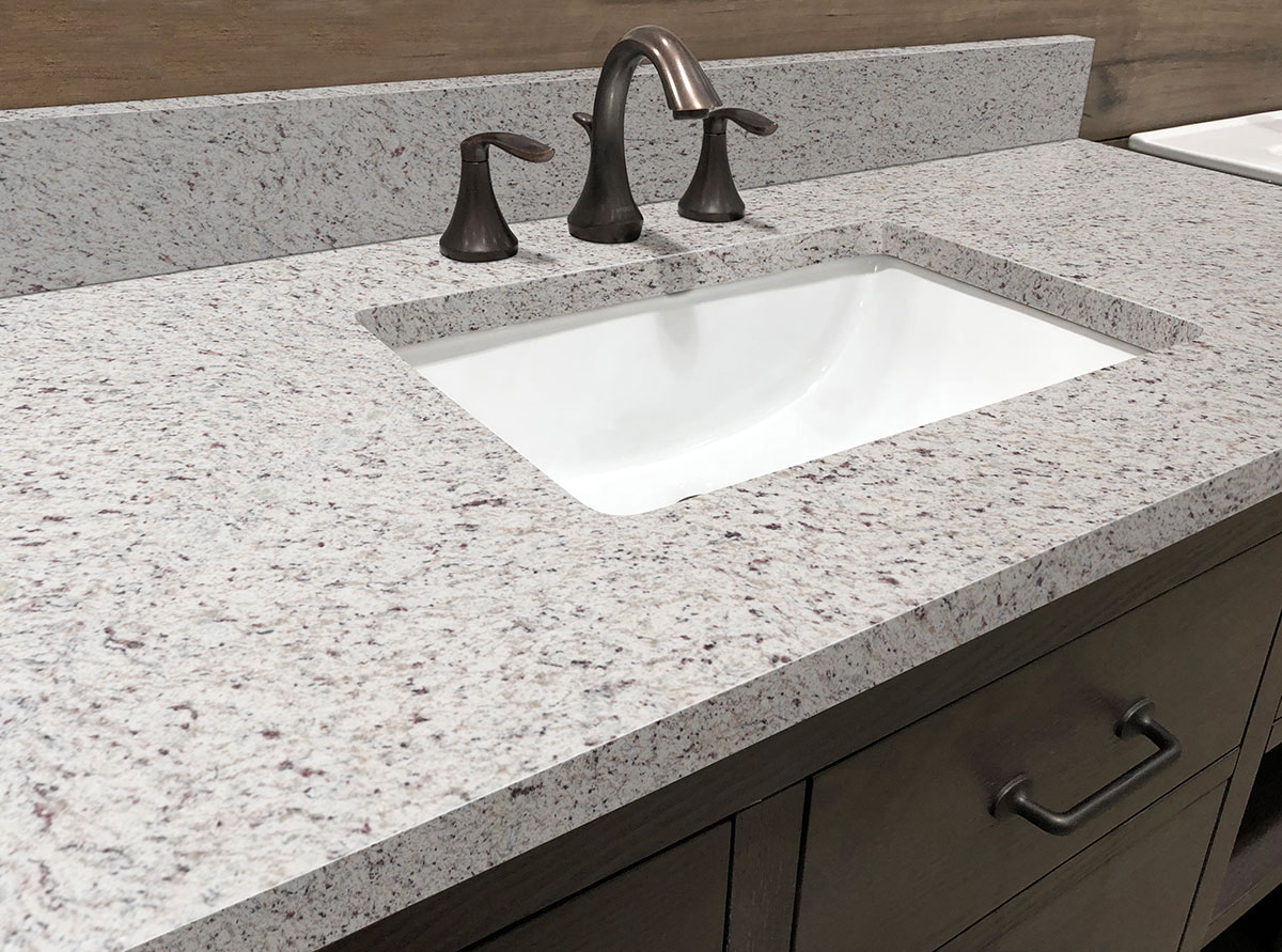 White Ornamental Granite thumbnail 5