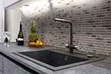 Champagne Blend Interlocking Glass Tile thumbnail 6