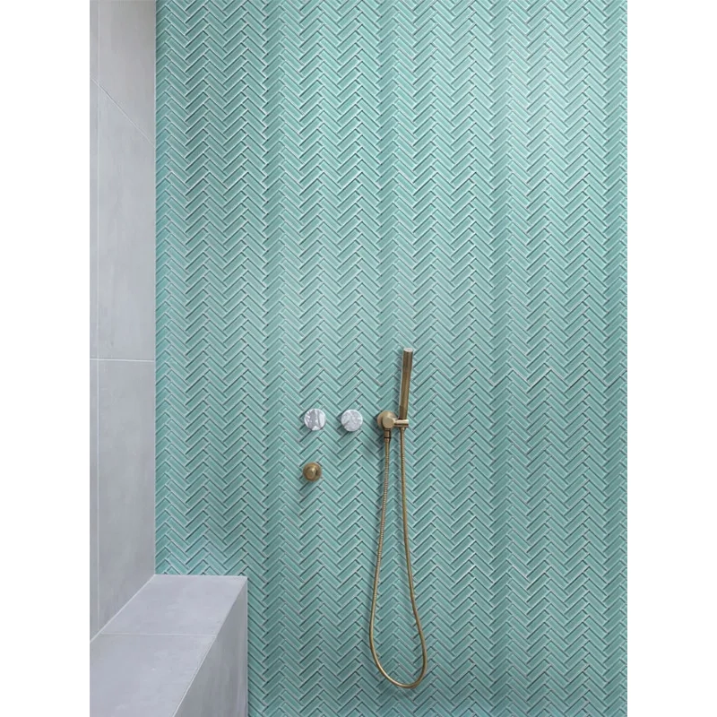 AQUA 1X3 HERRINGBONE GLOSS thumbnail 3