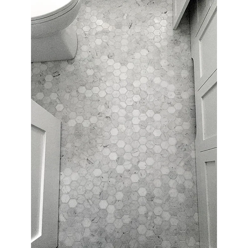 CARRARA HEX 1X1 Honed thumbnail 2