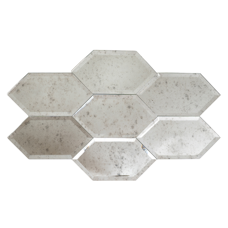 4×8 Beveled Antique Mirror Glass Tile thumbnail 5