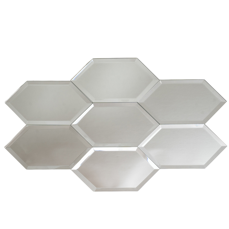4×8 Beveled Clear Mirror Glass Tile thumbnail 6