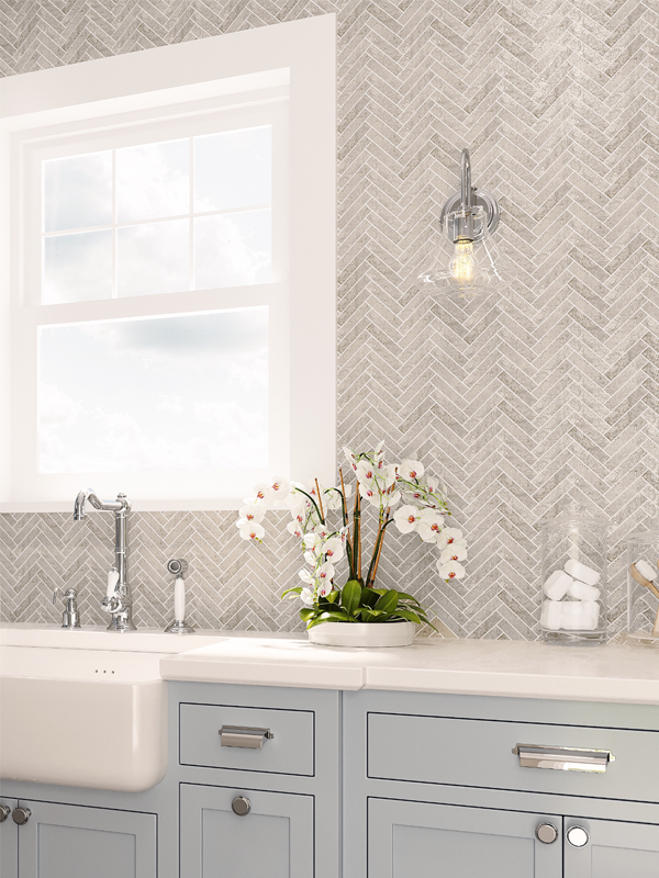 STELLAR WHITE HERRINGBONE thumbnail 2