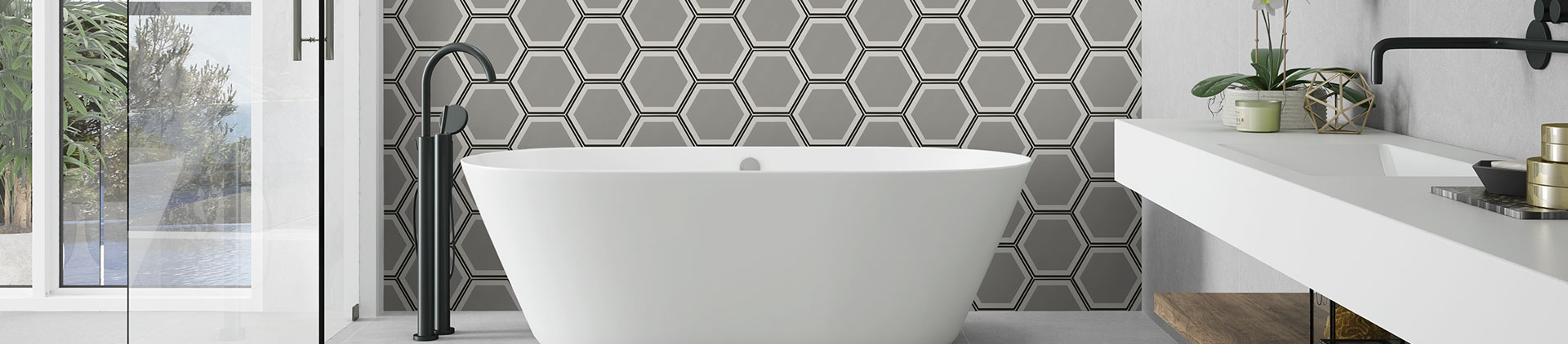 Hexley Hexagon Tile Collection