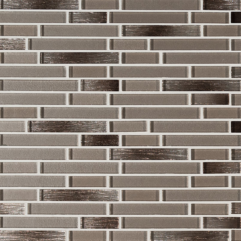 Champagne Blend Interlocking Glass Tile