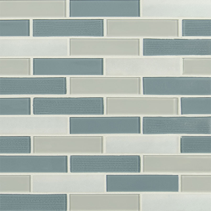 Colosseo Azul Brick Glass Tile
