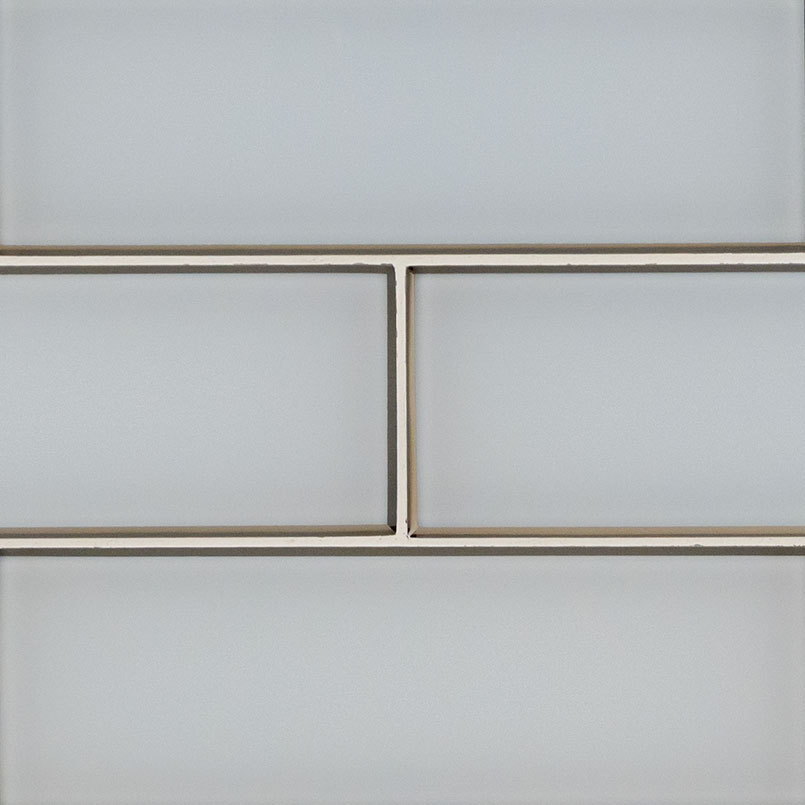 Ice Bevel Glass Tile 4x12