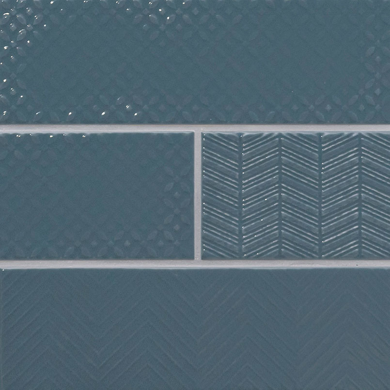 Urbano Navy 3d Mix Tile