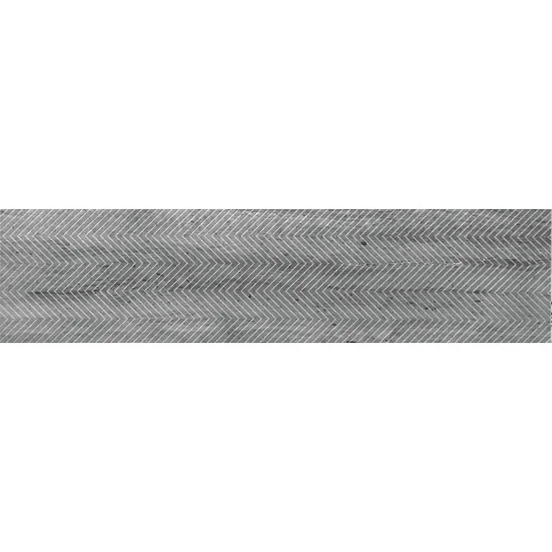 ETCHED CHEVRON SILVER GREY