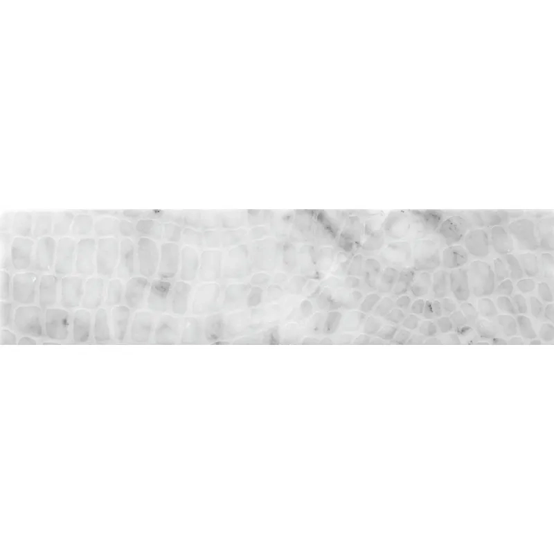 ETCHED ALLIGATOR CARRARA