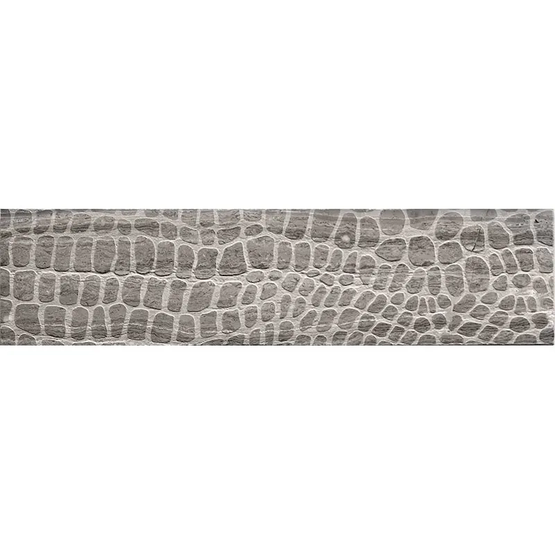 ETCHED ALLIGATOR WOODEN GREY
