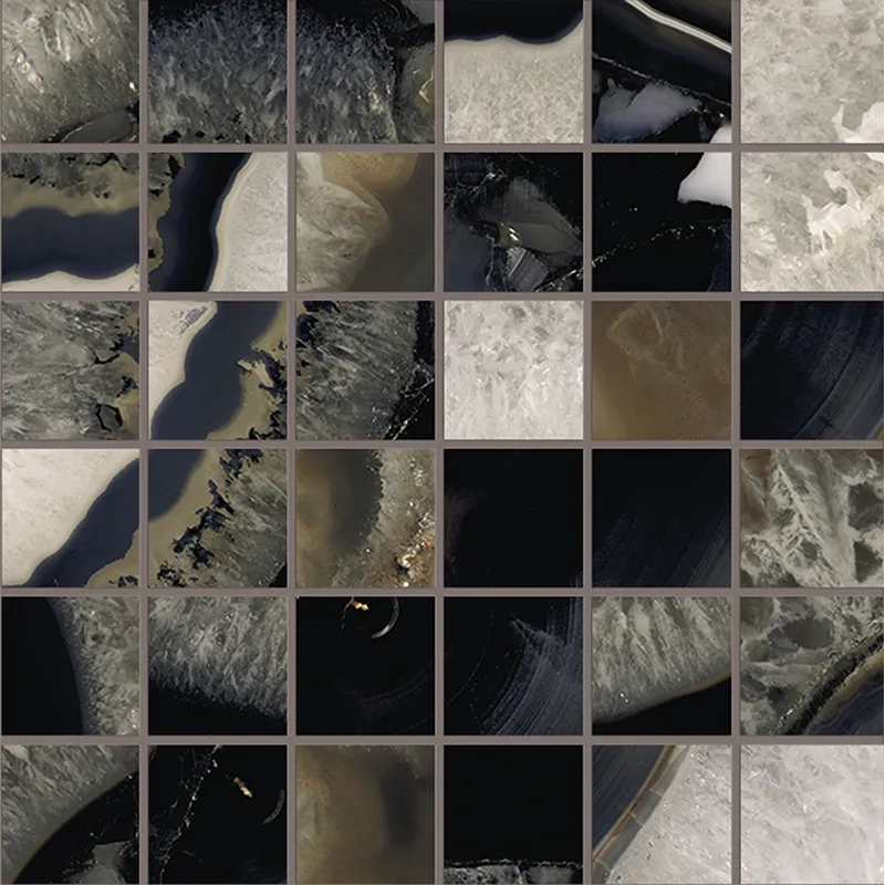 IMPERIAL AGATE BLACK MOSAIC