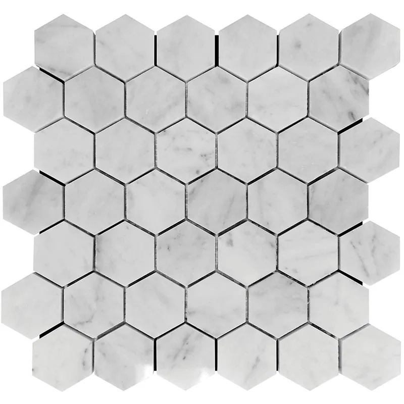 CARRARRA HEX 2X2 POLISHED