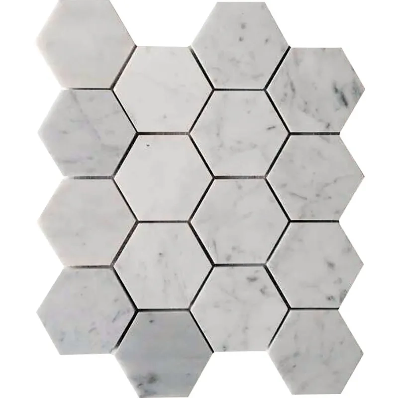 CARRARRA HEX 3X3 POLISHED