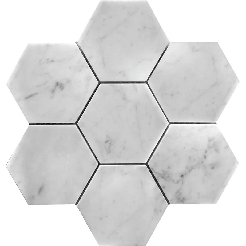 CARRARRA HEX 4X4 Honed