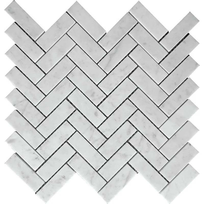 CARRARA 1X3 HERRINGBONE Honed