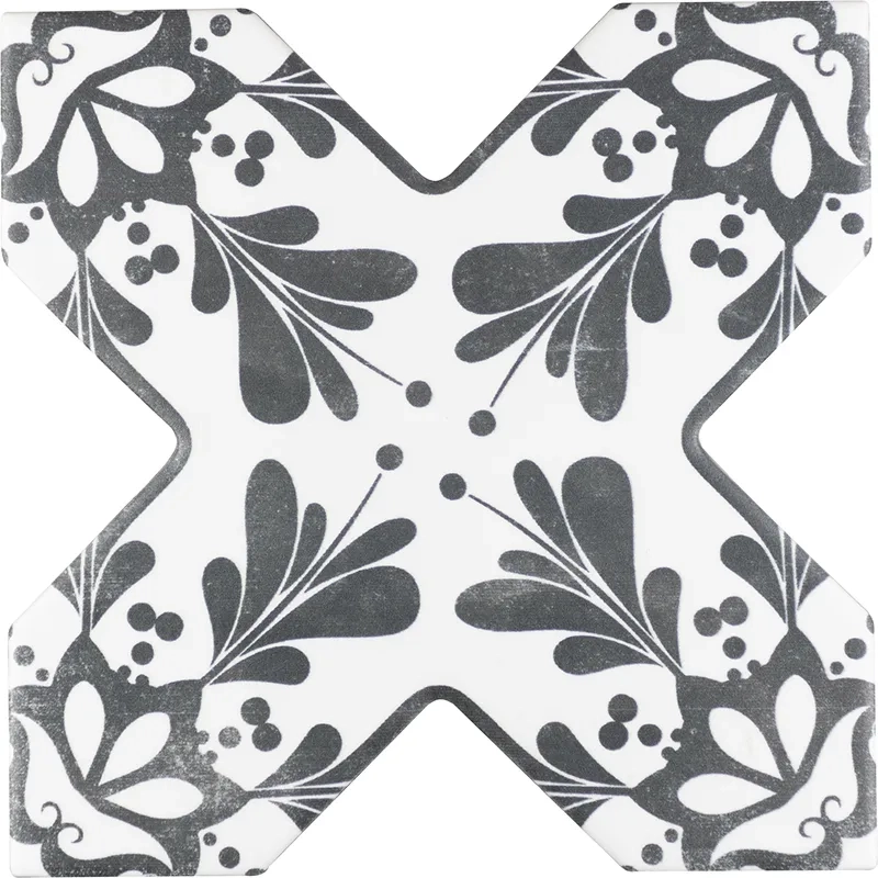 MOORISH BLACK CROSS DECO