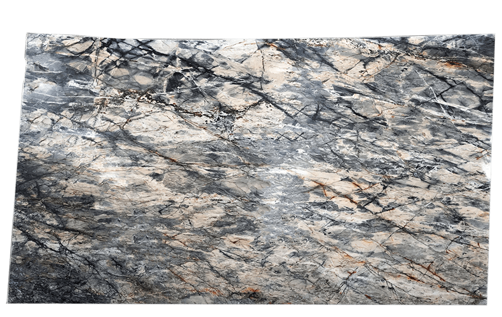 Iron Blue Quartzite Slab